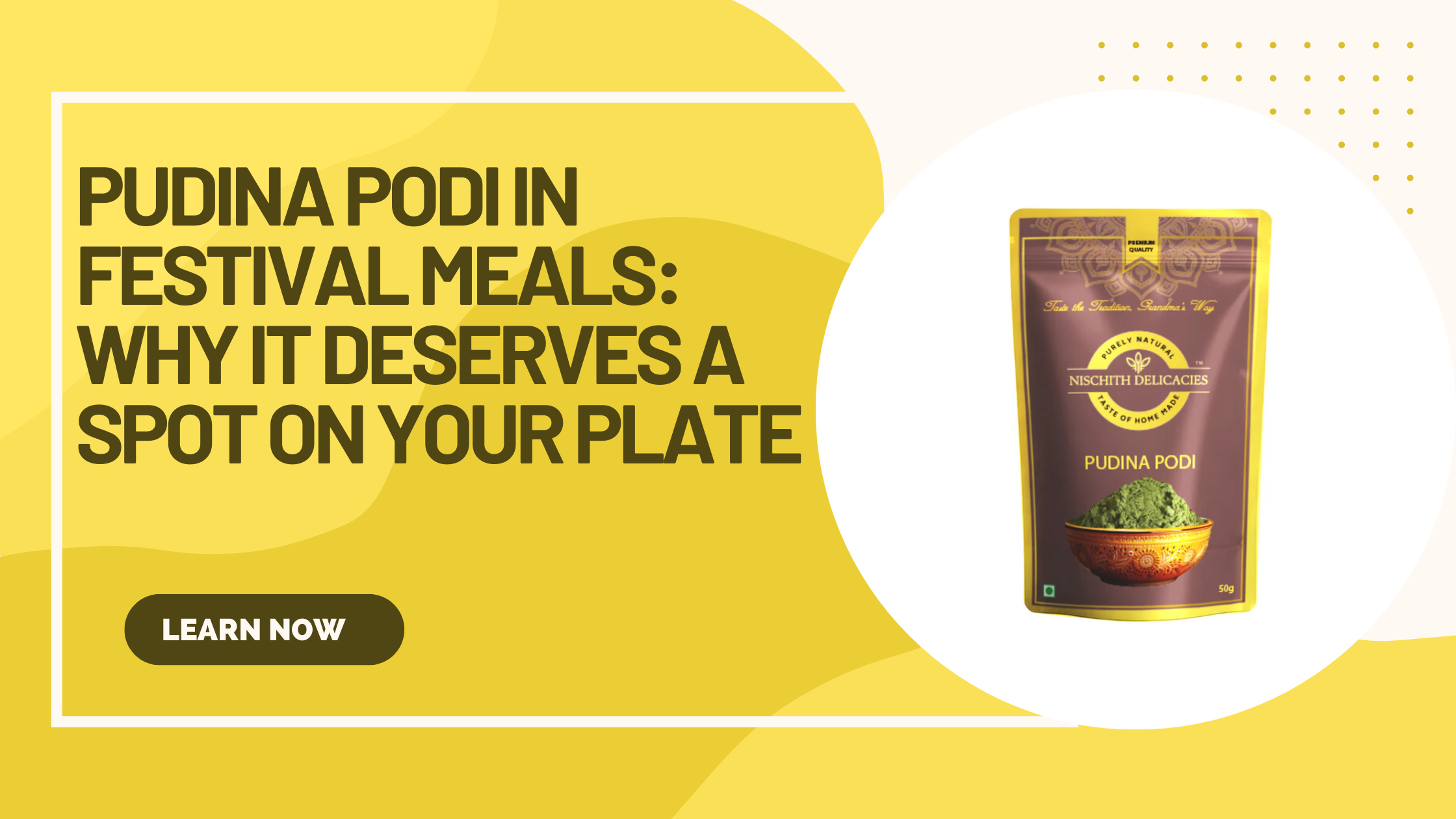 Pudina Podi in Festival Meals: Why It Deserves a Spot on Your Plate