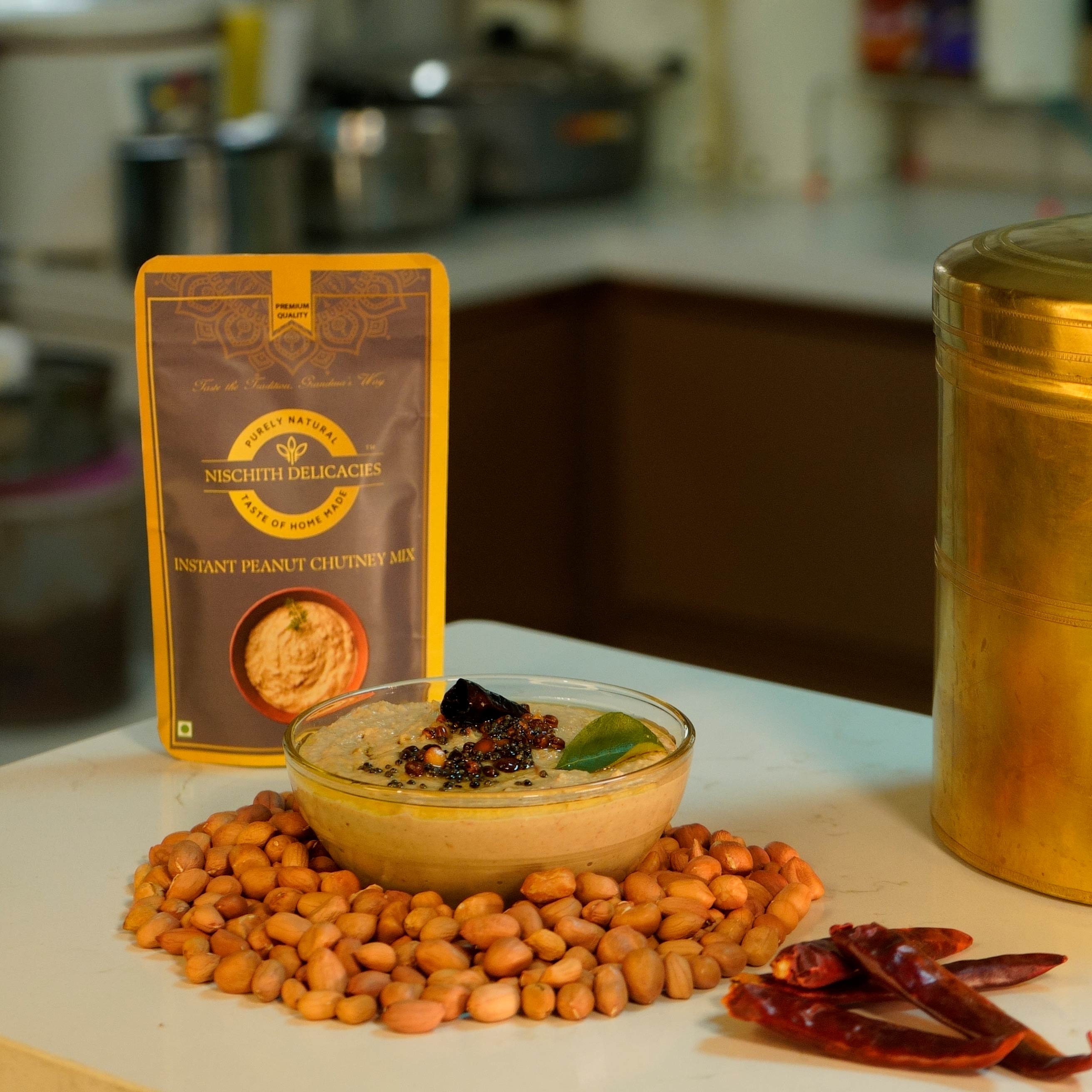 Instant Peanut Chutney